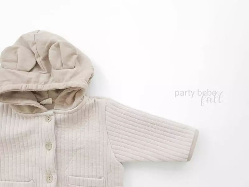 Party Kids - Korean Baby Fashion - #babyboutique - Quilt Bear Jumper - 6