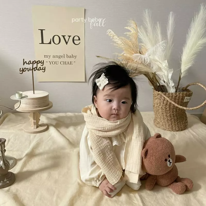 Party Kids - Korean Baby Fashion - #babyboutique - Wafers Muffler - 12