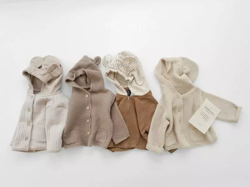 Party Kids - Korean Baby Fashion - #babyboutiqueclothing - Bear Hood Jumper - 6