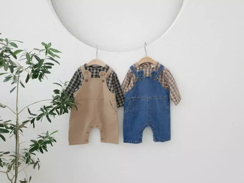 Party Kids - Korean Baby Fashion - #babyboutiqueclothing - Bebe Cup Overall - 2