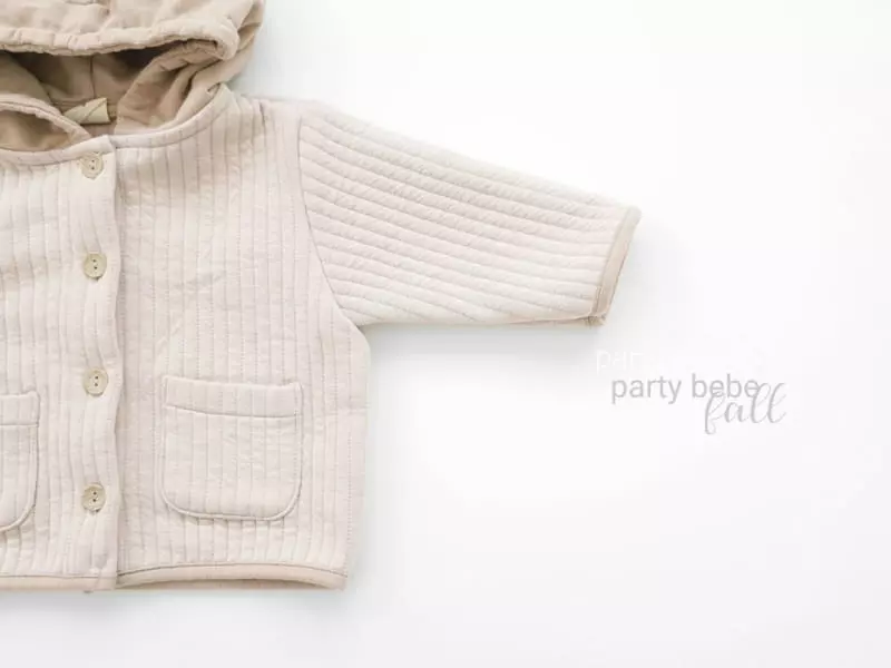 Party Kids - Korean Baby Fashion - #babyfashion - Quilt Bear Jumper - 9