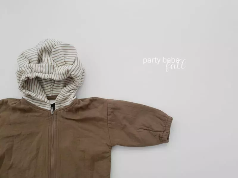 Party Kids - Korean Baby Fashion - #babyfashion - Bear Hood Jumper - 8
