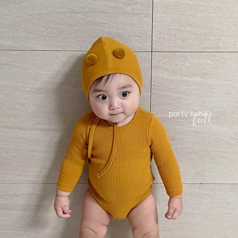 Party Kids - Korean Baby Fashion - #babyfashion - Churros Bodysuit Set - 3