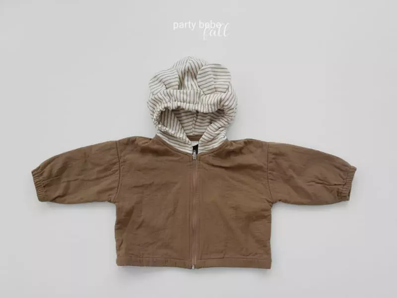 Party Kids - Korean Baby Fashion - #babyfever - Bear Hood Jumper - 9