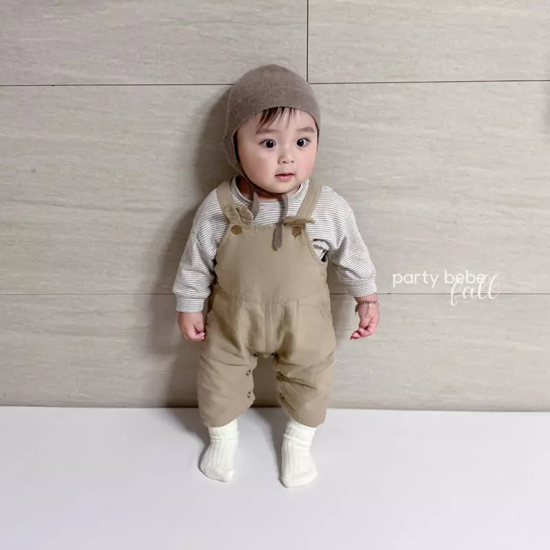 Party Kids - Korean Baby Fashion - #babyfever - Bebe Cup Overall - 5