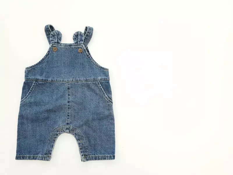 Party Kids - Korean Baby Fashion - #babygirlfashion - Bebe Cup Denim Overall - 7