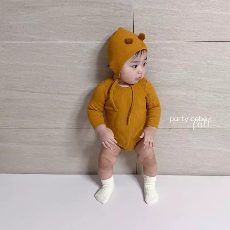 Party Kids - Korean Baby Fashion - #babygirlfashion - Churros Bodysuit Set - 5