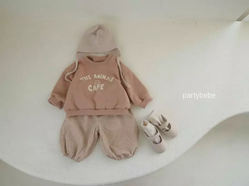 Party Kids - Korean Baby Fashion - #babylifestyle - Camel Sweatshirt - 6