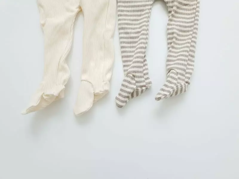 Party Kids - Korean Baby Fashion - #babylifestyle - Rib Foot Leggings - 10