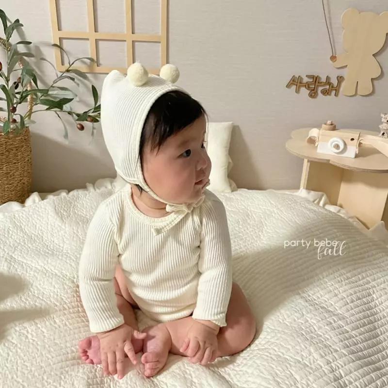 Party Kids - Korean Baby Fashion - #babylifestyle - Churros Bodysuit Set - 6