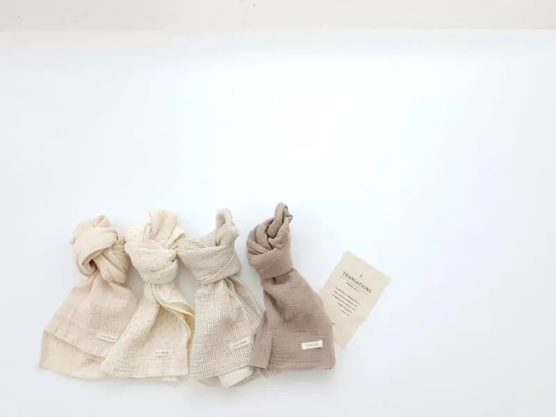 Party Kids - Korean Baby Fashion - #babylifestyle - Wafers Muffler - 4