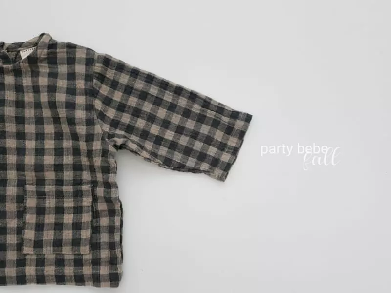 Party Kids - Korean Baby Fashion - #babyootd - Warm Tone Slit Shirt - 11