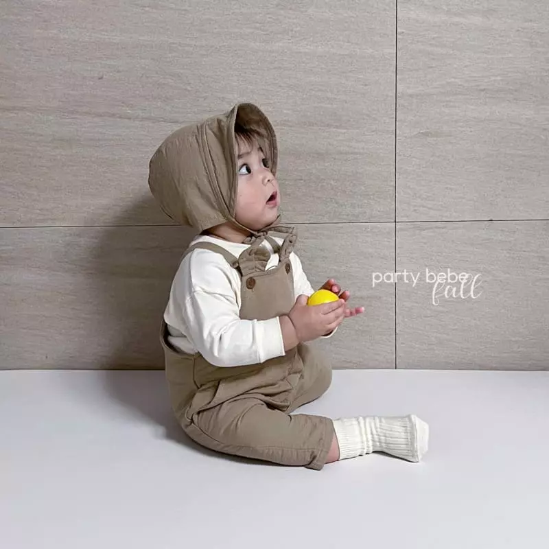 Party Kids - Korean Baby Fashion - #babyootd - Bebe Cup Overall - 9