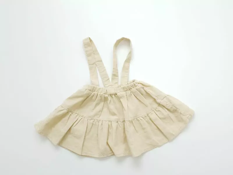 Party Kids - Korean Baby Fashion - #babyootd - Rose Dungarees Skirt - 10