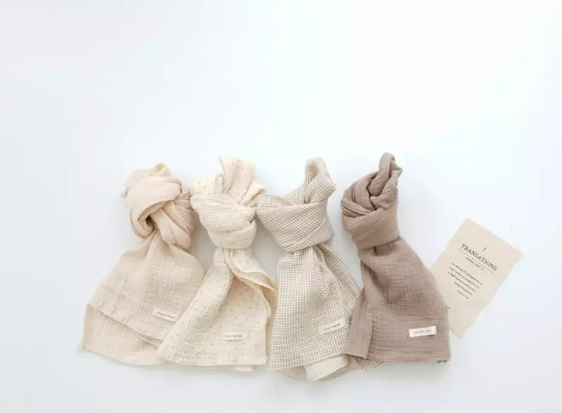 Party Kids - Korean Baby Fashion - #babyootd - Wafers Muffler - 5