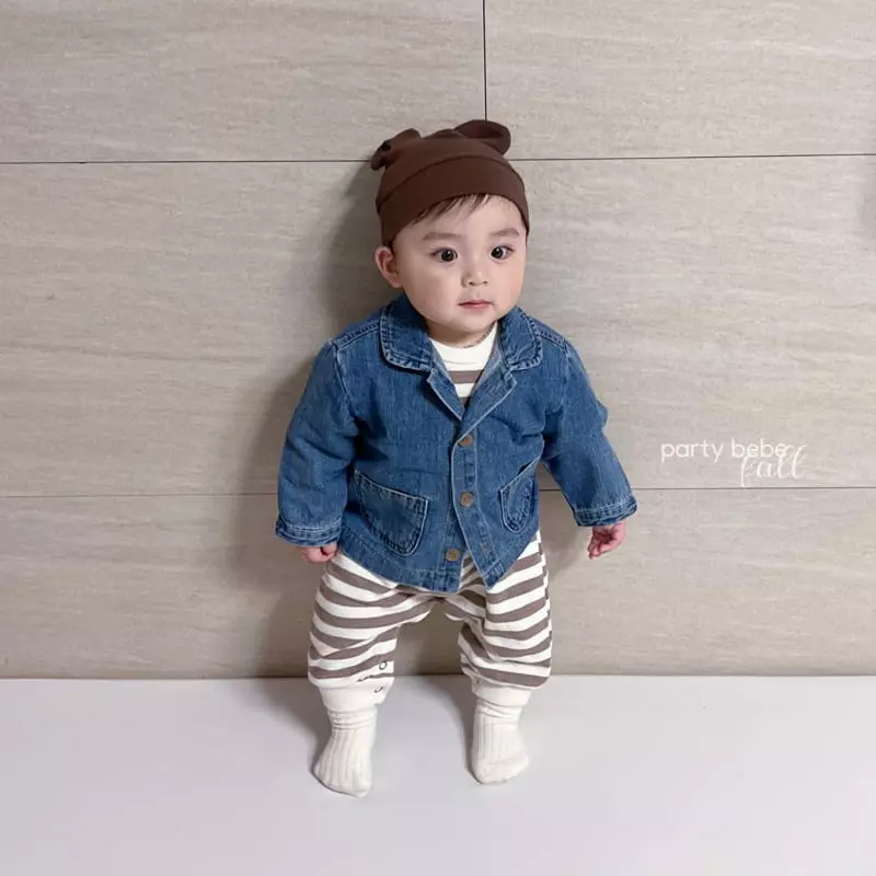 Party Kids - Korean Baby Fashion - #babyoutfit - Cent Jacket - 2
