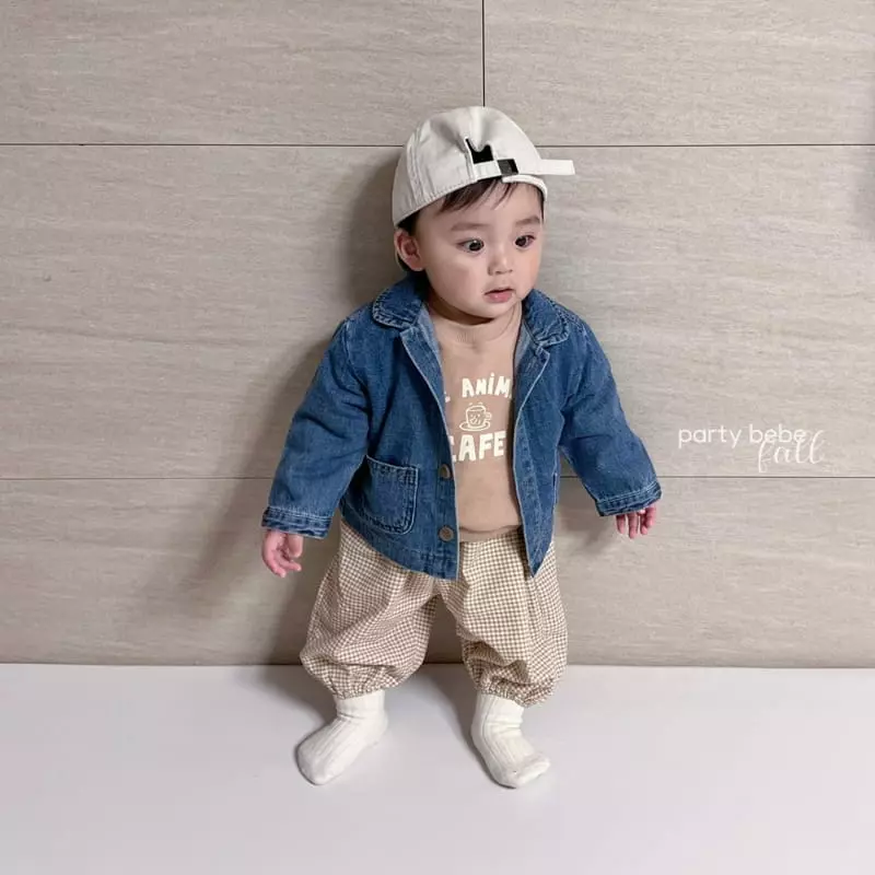 Party Kids - Korean Baby Fashion - #babyoutfit - Cent Jacket - 3