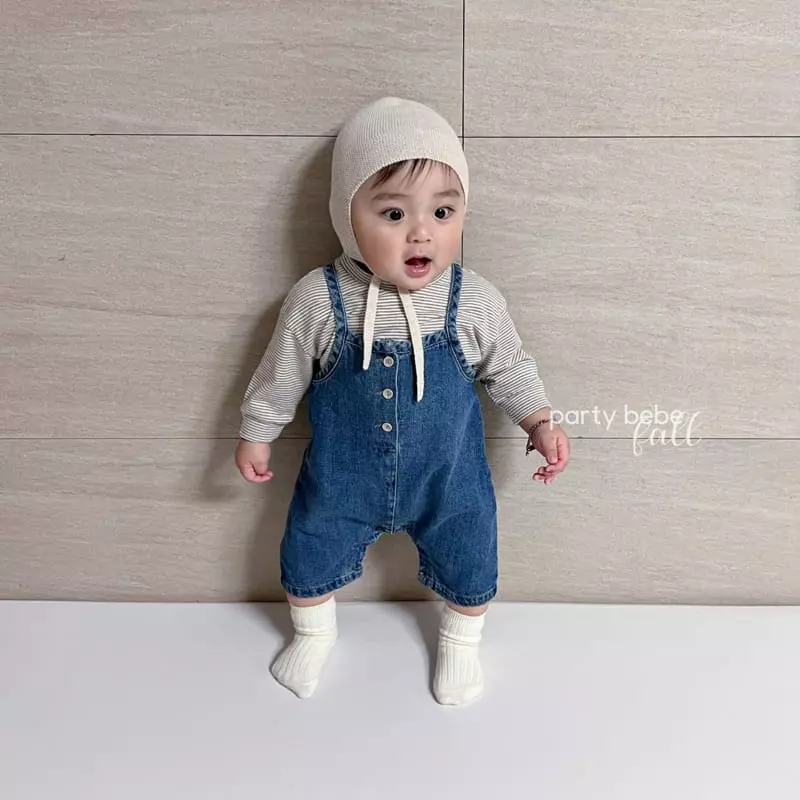 Party Kids - Korean Baby Fashion - #babyoutfit - Dalkong Overalls - 2