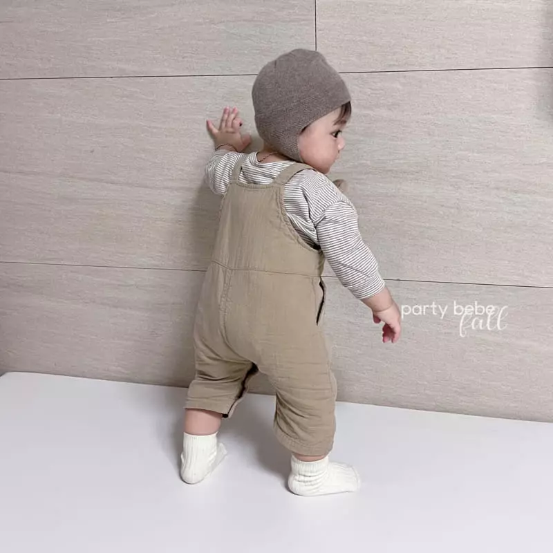 Party Kids - Korean Baby Fashion - #babyoutfit - Bebe Cup Overall - 10