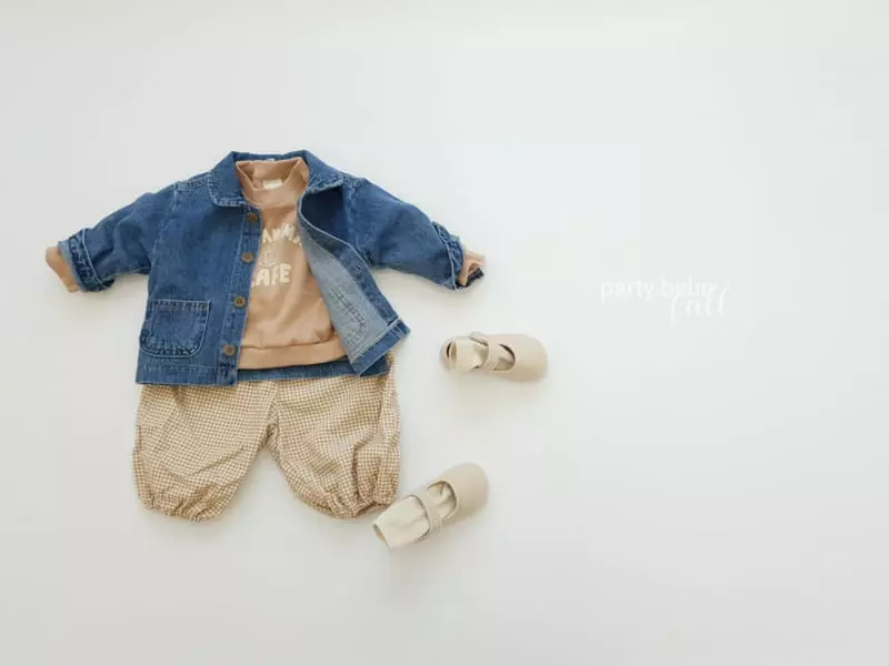 Party Kids - Korean Baby Fashion - #babyoutfit - Camel Sweatshirt - 10