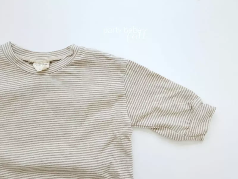 Party Kids - Korean Baby Fashion - #babyoutfit - Choco Single Tee - 7