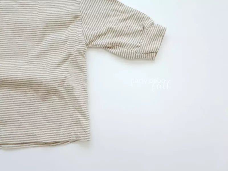 Party Kids - Korean Baby Fashion - #babyoutfit - Choco Single Tee - 8