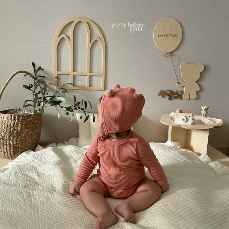 Party Kids - Korean Baby Fashion - #babyoutfit - Churros Bodysuit Set - 10