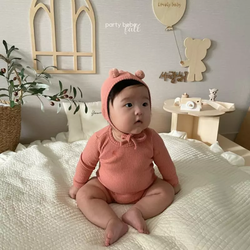 Party Kids - Korean Baby Fashion - #babyoutfit - Churros Bodysuit Set - 9