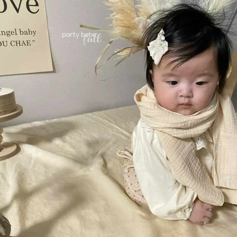 Party Kids - Korean Baby Fashion - #babyoutfit - Wafers Muffler - 6