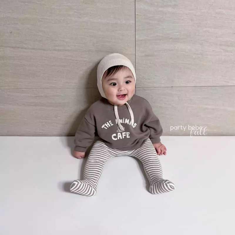 Party Kids - Korean Baby Fashion - #onlinebabyboutique - Rib Foot Leggings