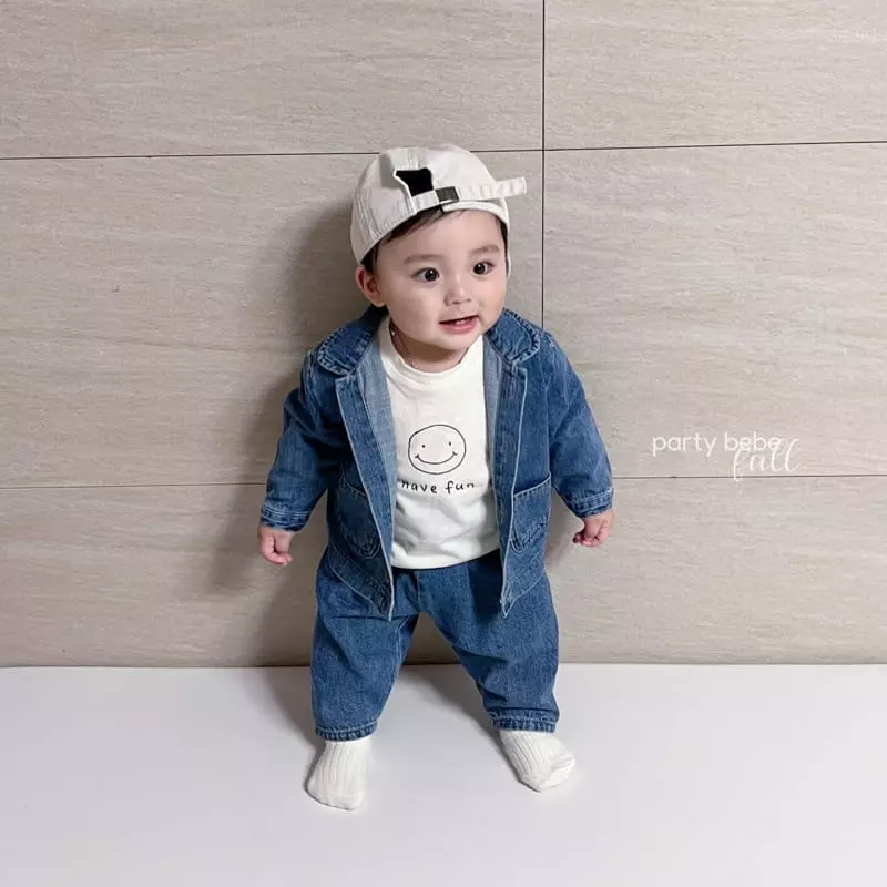 Party Kids - Korean Baby Fashion - #onlinebabyshop - Cent Jacket - 6