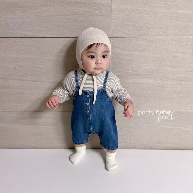 Party Kids - Korean Baby Fashion - #smilingbaby - Dalkong Overalls - 6