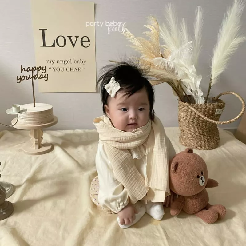 Party Kids - Korean Baby Fashion - #smilingbaby - Wafers Muffler - 11