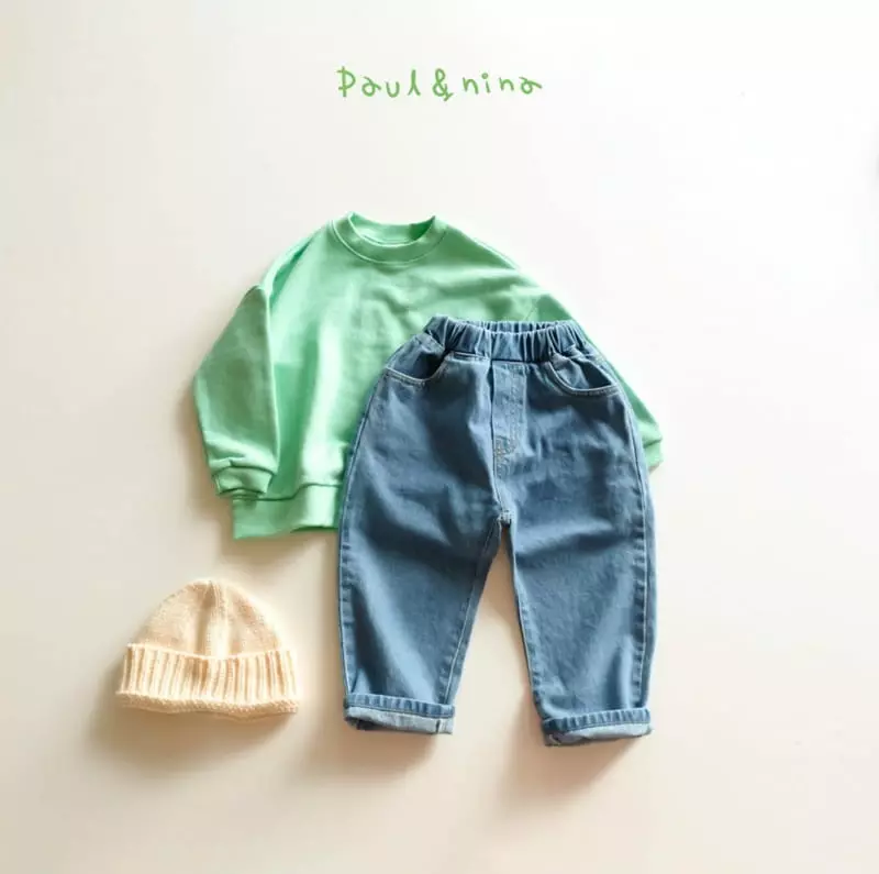 Paul & Nina - Korean Children Fashion - #childofig - Don't Ask Me Baggy Jeans - 5