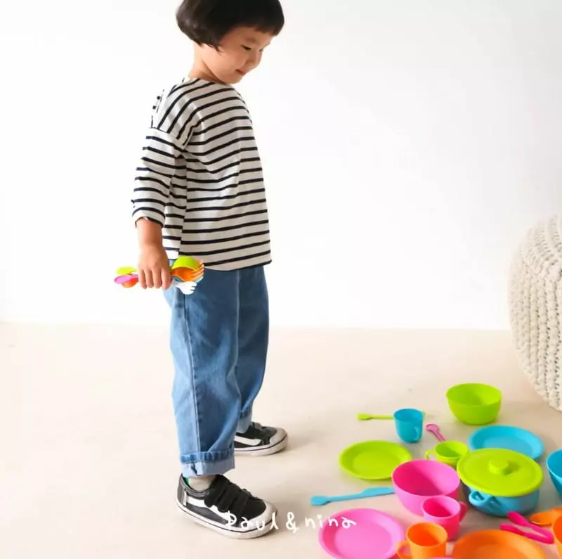 Paul & Nina - Korean Children Fashion - #childofig - Don't Ask Me Baggy Jeans - 6