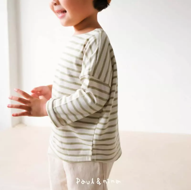 Paul & Nina - Korean Children Fashion - #childrensboutique - Pretty Stripes Tee - 8