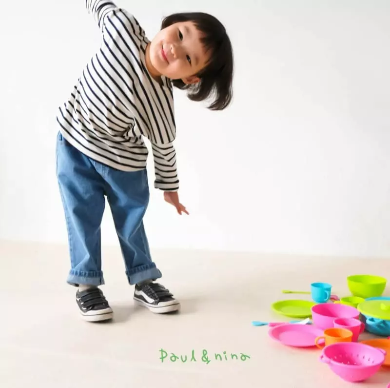 Paul & Nina - Korean Children Fashion - #discoveringself - Don't Ask Me Baggy Jeans - 9