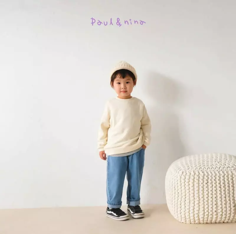 Paul & Nina - Korean Children Fashion - #kidsstore - Don't Ask Me Baggy Jeans - 12