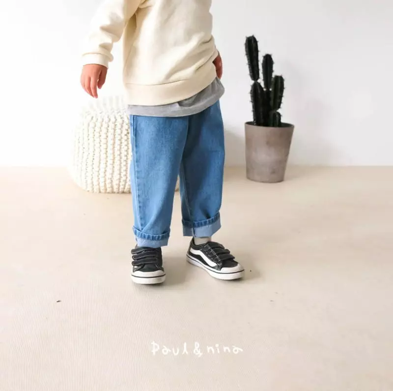 Paul & Nina - Korean Children Fashion - #littlefashionista - Don't Ask Me Baggy Jeans