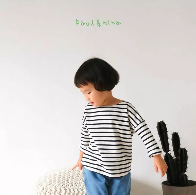 Paul & Nina - Korean Children Fashion - #magicofchildhood - Pretty Stripes Tee - 3