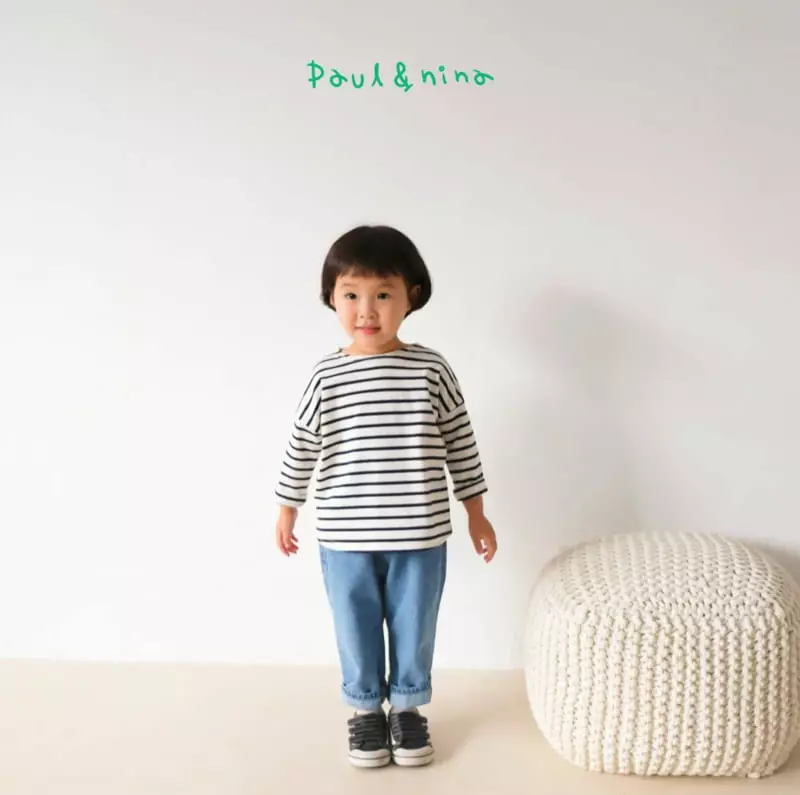 Paul & Nina - Korean Children Fashion - #magicofchildhood - Pretty Stripes Tee - 4