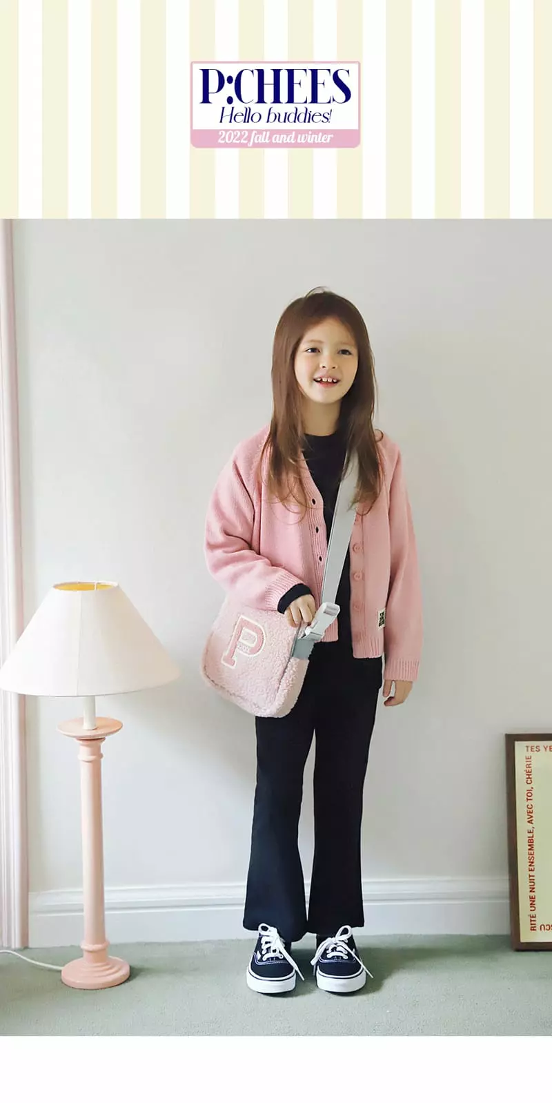 Peach-Cream - Korean Junior Fashion - #childofig - Prndun Bag