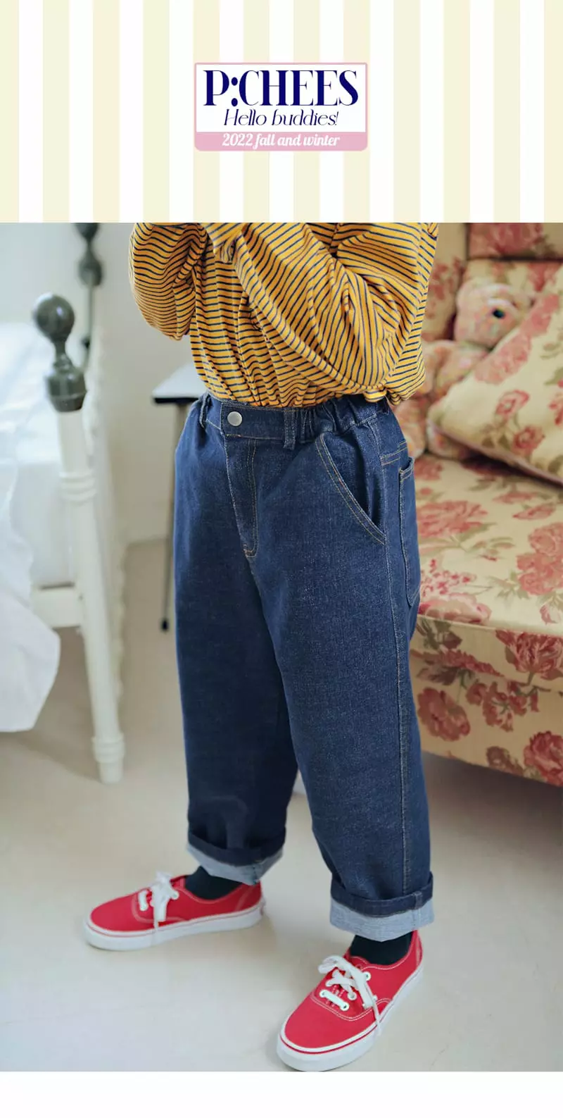 Peach-Cream - Korean Junior Fashion - #designkidswear - Lake Pants