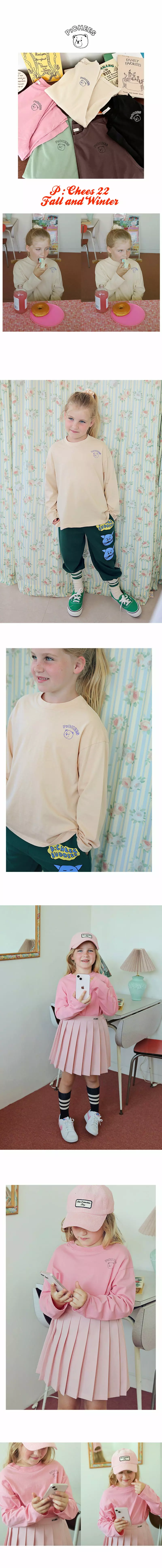 Peach-Cream - Korean Junior Fashion - #fashionkids - Tunnis Tee - 2