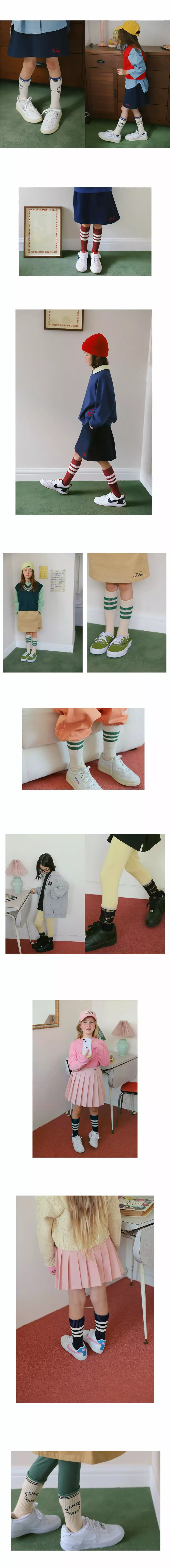 Peach-Cream - Korean Junior Fashion - #kidzfashiontrend - Kenen Socks Set 2 - 2