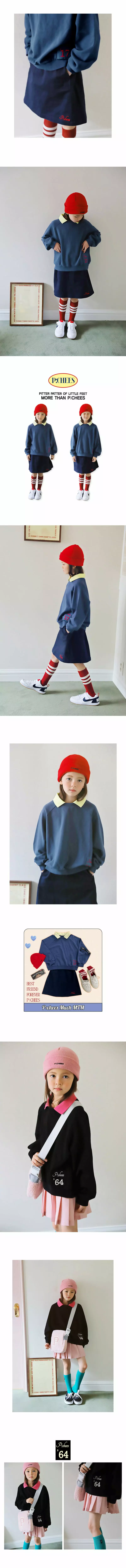 Peach-Cream - Korean Junior Fashion - #kidzfashiontrend - Much Sweatshirt - 2