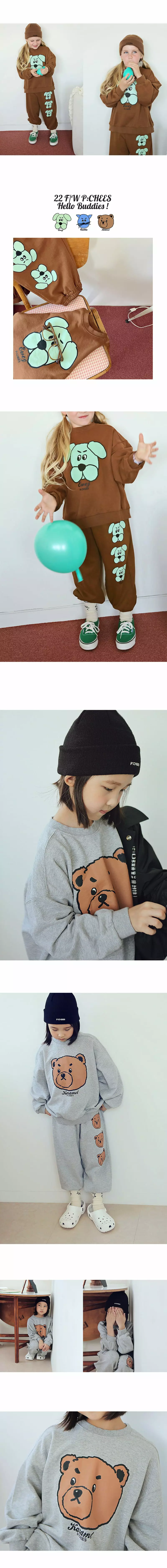 Peach-Cream - Korean Junior Fashion - #littlefashionista - Kaicu Sweatshirt - 2