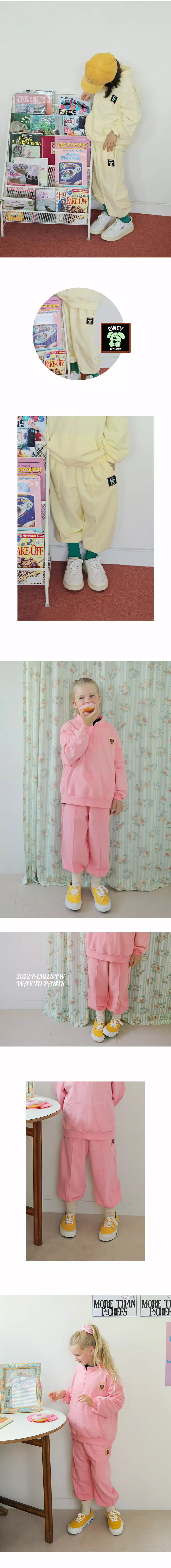 Peach-Cream - Korean Junior Fashion - #magicofchildhood - Way Two Pants - 2