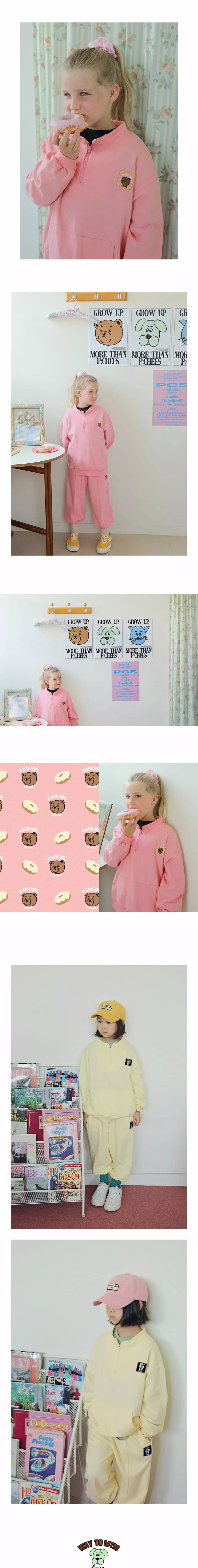 Peach-Cream - Korean Junior Fashion - #minifashionista - Way Two SWEatshirt - 2