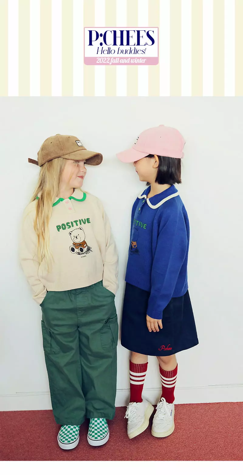 Peach-Cream - Korean Junior Fashion - #stylishchildhood - Live Knit Pullover